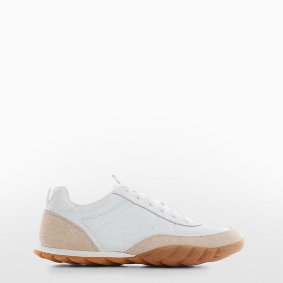 MANGO | LEATHER PANEL QUILTED SNEAKERS EU 40 SIZE 9 - Picture 2 of 10